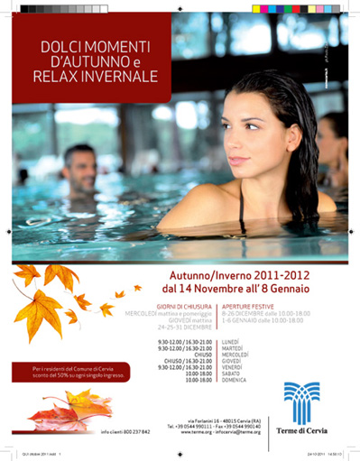 2011 | Terme di Cervia | press advertising campaign